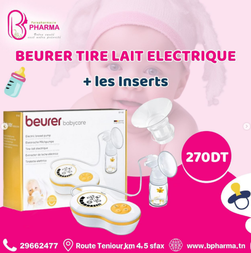 BEURER TIRE-LAIT ELECTRIQUE BY 40