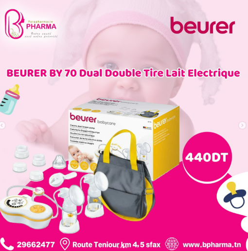 BEURER BY70 DOUBLE TIRE-LAIT ELECTRIQUE