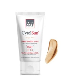 CYTOLNAT CYTOLSUN ECRAN SPF50+ TEINTE BEIGE DORE 50ML