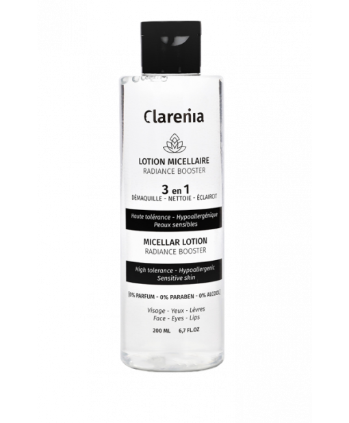 CLARENIA EAU MICELLAIRE RADIANCE BOOSTER 3EN1 200ML