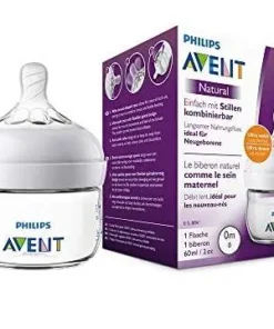 AVENT BIBERON NATURAL DÉBIT NOUVEAU NÉE 0M+ SCF039/17 60ML