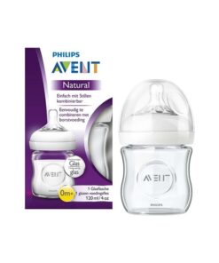 AVENT BIBERON NATUREL EN VERRE 0M+ REF SCF051/17 120ML