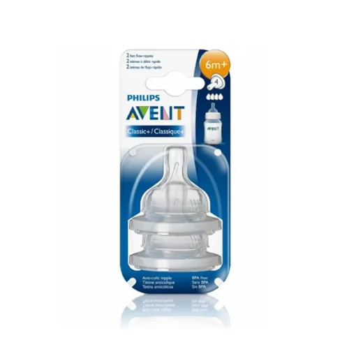 AVENT 2 TETINES-6M+ SCF634/27