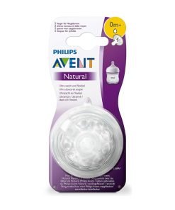 AVENT TETINE NATUREL 2PIECES 0M+ SCF041/27