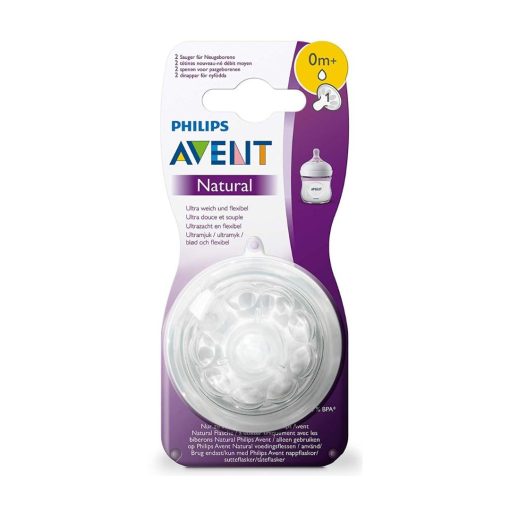 AVENT TETINE NATUREL 2PIECES 0M+ SCF041/27