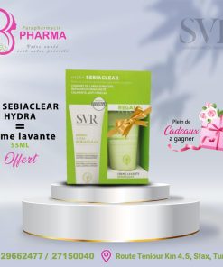 SVR SEBIACLEAR HYDRA 40ML + SEBIACLEAR CREME LAVANTE 55ML OFFERTE