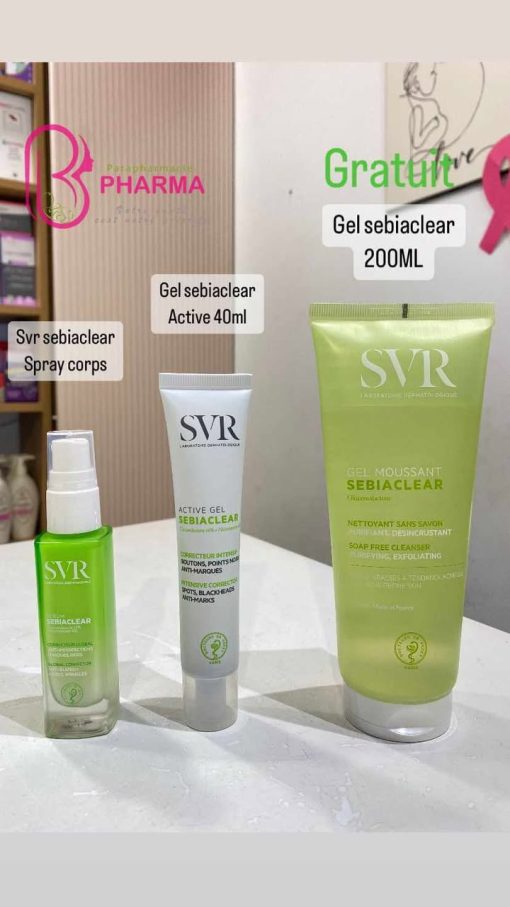 PACK SVR SEBIACLEAR + SVR SEBIACLEAR GEL MOUSSANT (200ml )GRATUIT