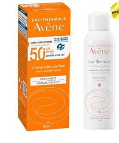 AVENE CREME INVISIBLE SPF50+ 50ML+EAU THERMALE 50ML GRATUIT