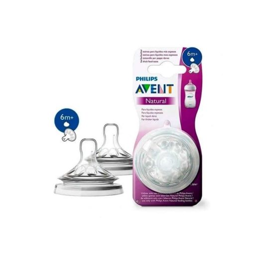 AVENT TETINE NATURAL 2PIECES 6M+ REF SCY965/02