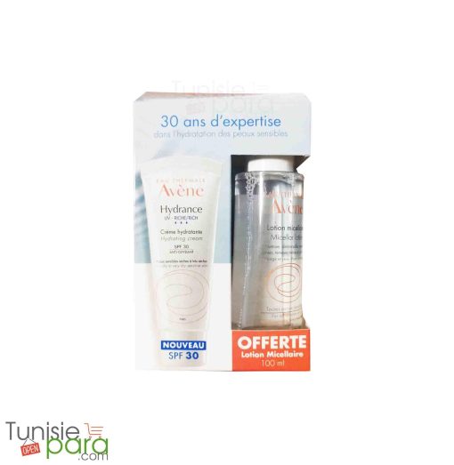 Avene coffret hydrance UV légère 40ml+lotion micellaire 100ml