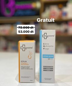 INNOVADERM COFFRET SÉRUM VITAMINE C 30 ML + CREME HYDRATANTE SPF20, 50 ML OFFERTE