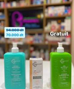 INNOVADERM COFFRET LOTION HYDRATANTE 400 ML + ÉCRAN TEINTÉ 30 ML + GEL NETTOYANT PEAU GRASSE 380 ML OFFERT