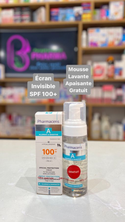 PHARMACERIS A MEDIC PROTECT SPF100+ 75 ML + MOUSSE LAVANTE 150 ML GRATUITE