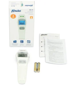 Alecto BC-37 – Thermomètre frontal, infrarouge, blanc