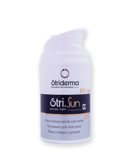 STRIDERMA STRI SUN CC Écran solaire teinté SPF 50+ Anti-tâche 50 ML