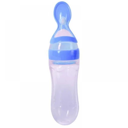 cuillère d'alimentation en silicone pour bébé