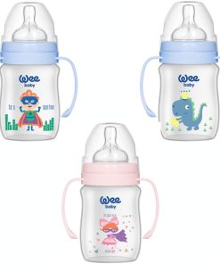 WeeBaby Biberon Large Avec Poignees 0-6 Mois 150ml 137-F