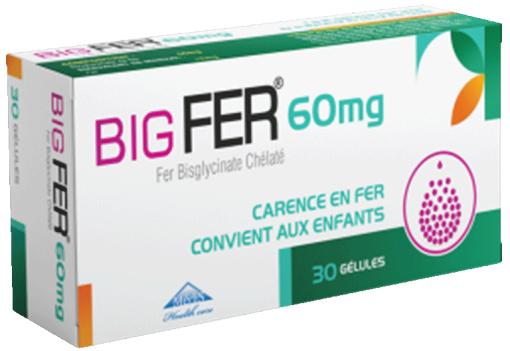 Big Fer 60mg 30 gélules