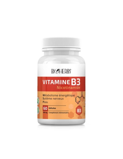 BIOHERBS VITAMINE B3 60 GÉLULES