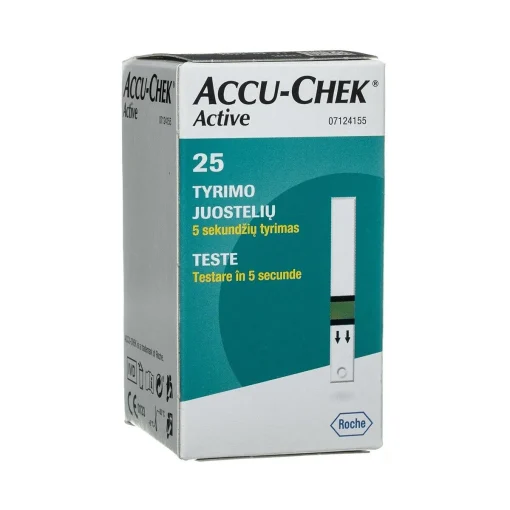 ACCU-CHEK ACTIVE BANDELETTES BOITE DE 25