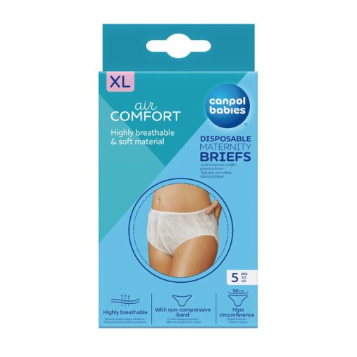 CANPOL BABIES 5 CULOTTES DE MATERNITÉ JETABLES M TAILLE XL