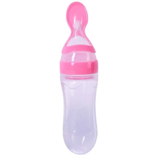 CUILLERE D'ALIMENTATION EN SILICONE POUR BEBE – Image 2