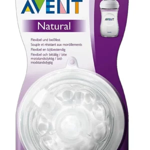 AVENT TETINE NATUREL 2PIECES 6M+ SCF044/27