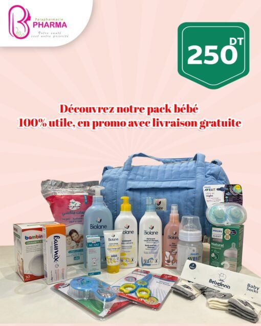 Pack bébé et maman bleu