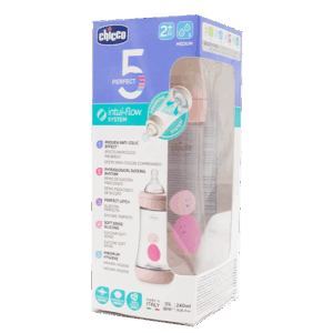 CHICCO BIBERON PERFECT 5 ROSE 240 ML