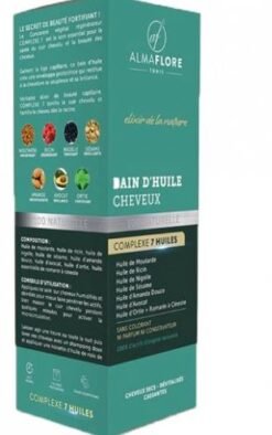 ALMAFLORE BAIN HUILE POUR CHEVEUX 100ML