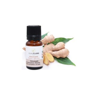 ALMAFLORE HUILE ESSENTIELLE DE GINGEMBRE BIO,10ML