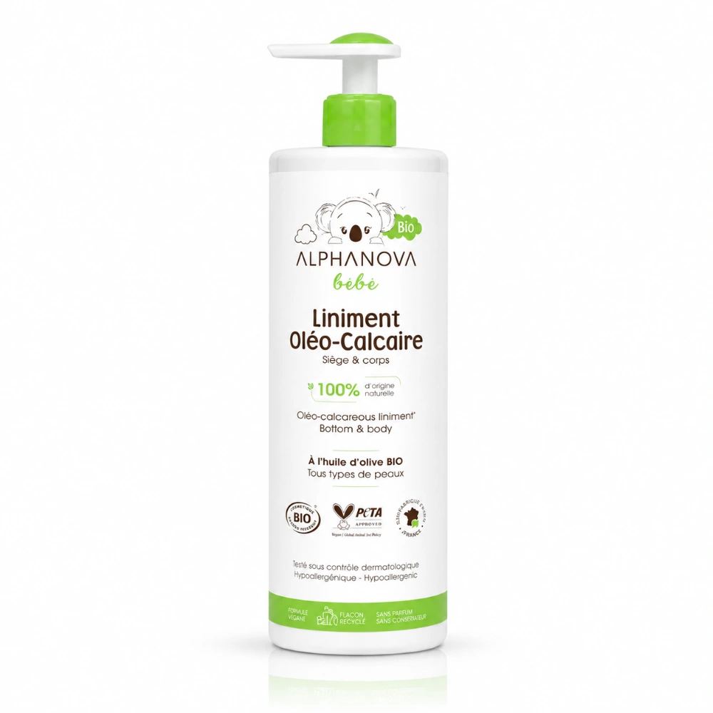 ALPHANOVA LINIMENT OLEO CALCAIRE BIO 400ML ALPHANOVA LINIMENT OLEO CALCAIRE BIO 400ML