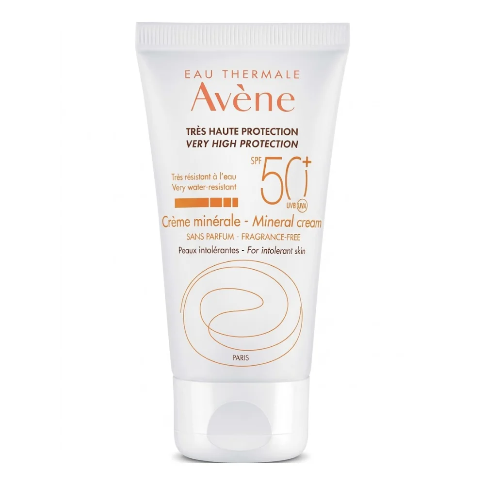 AVENE CREME MINERALE SPF50+ 50ML AVENE CREME MINERALE SPF50+ 50ML_Bpharma tunisie