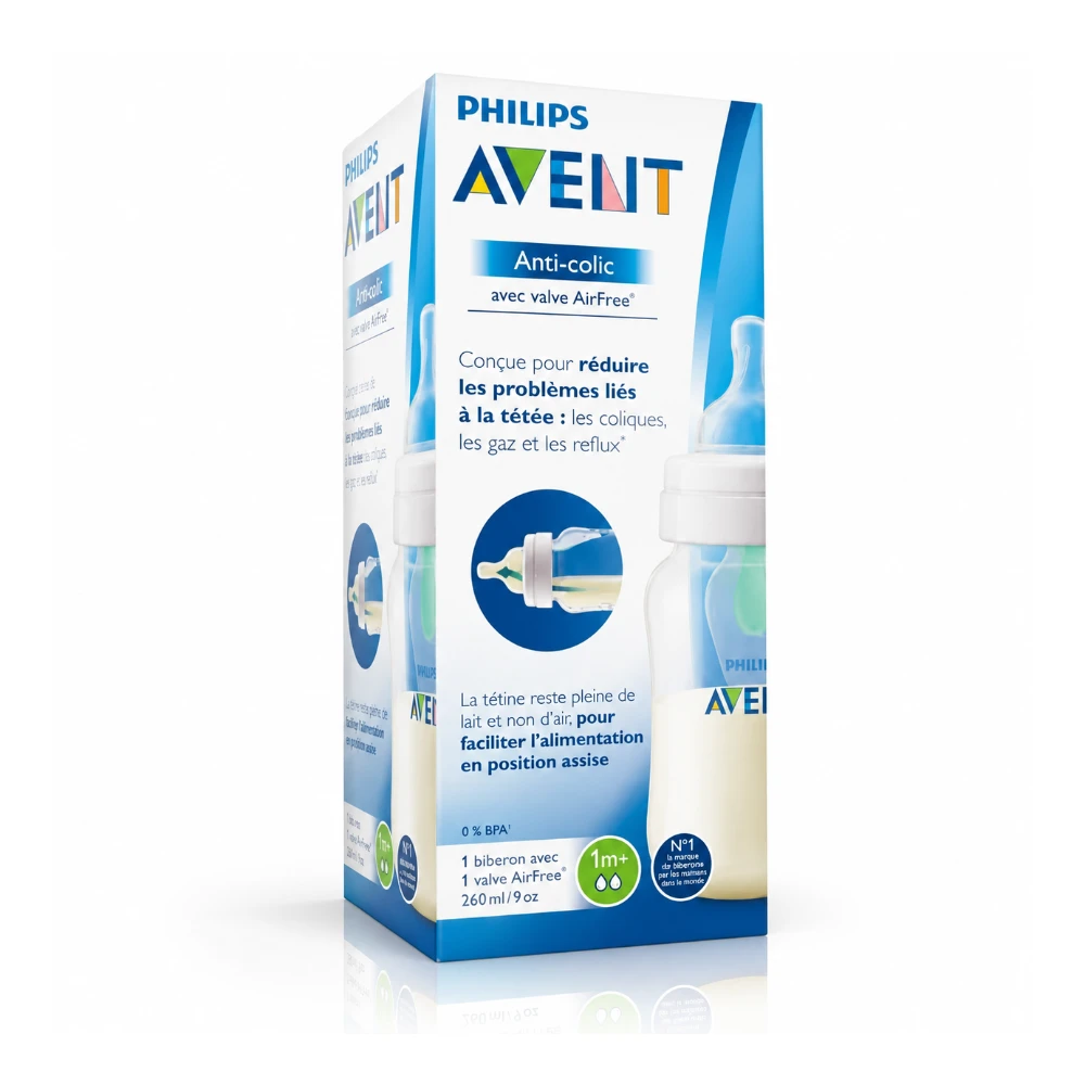 AVENT Biberon Anti-Colic 1M+ 260 ml AVENT Biberon Anti-Colic 1M+ 260 ml