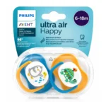 Sucette Avent Ultra Air Collection Animal garçon 6-18 mois