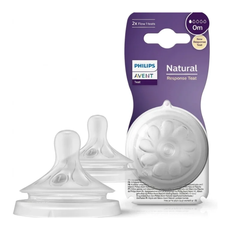 AVENT Tétine Natural Response 0M+ 2 pièces