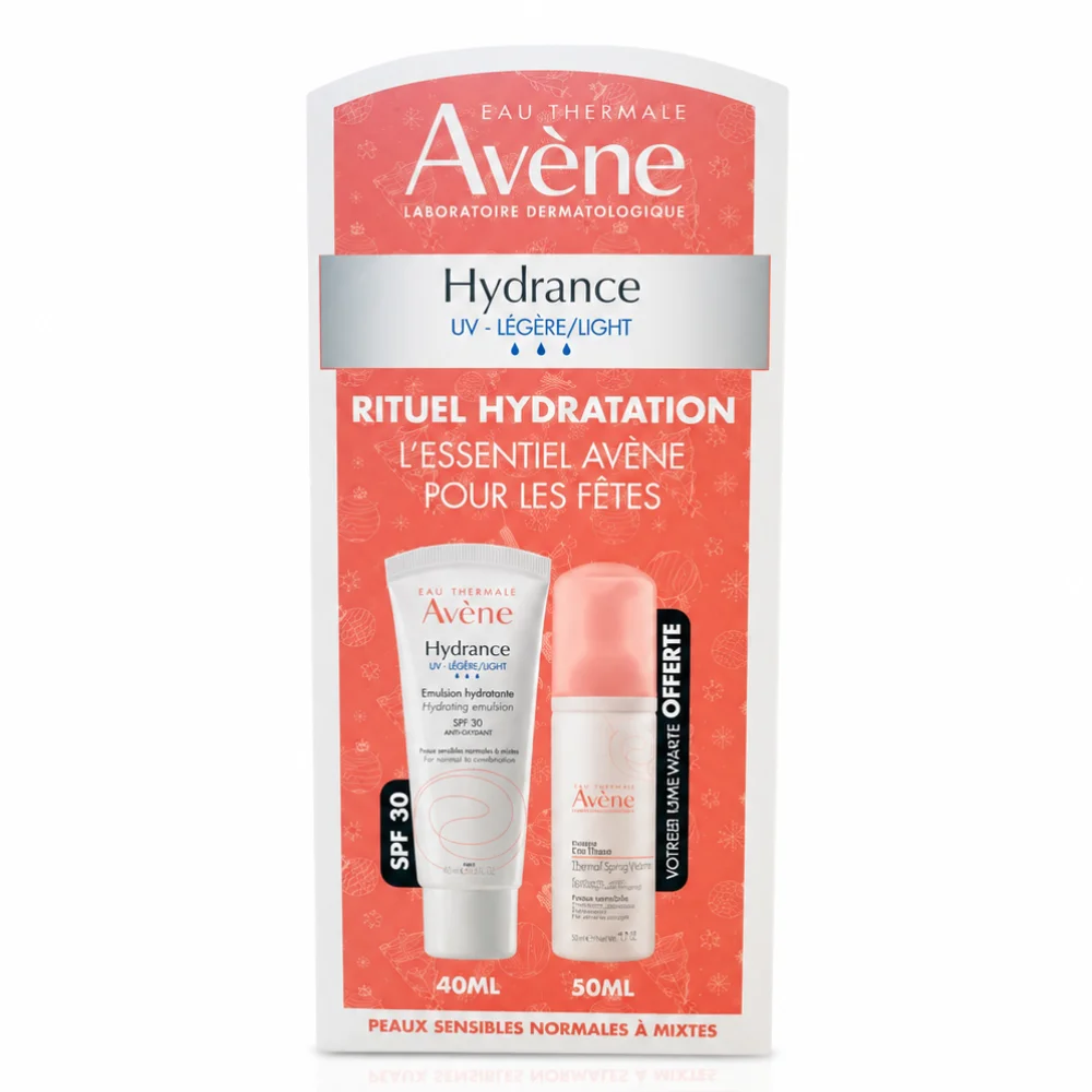 Avène Pack Hydrance UV Légère SPF30 + Mousse Offerte Avène Pack Hydrance UV Légère SPF30 + Mousse Offerte_Bpharma tunisie