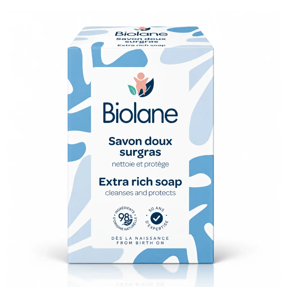 BIOLANE SAVON DOUX SURGRAS 150G BIOLANE SAVON DOUX SURGRAS 150G