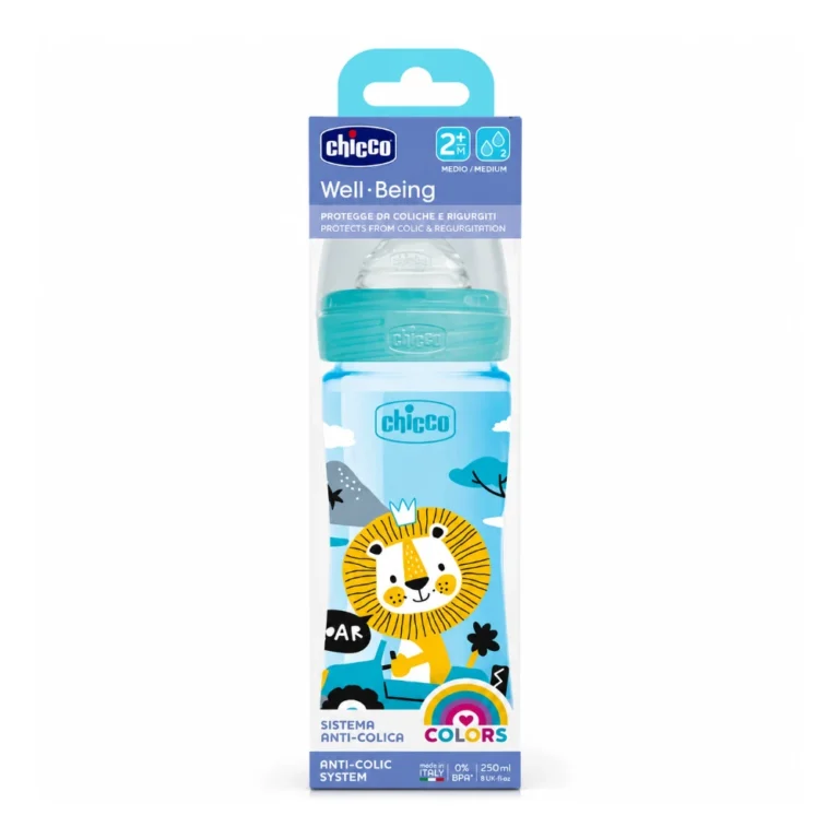 CHICCO Biberon Bleu 2M+ 250 ml