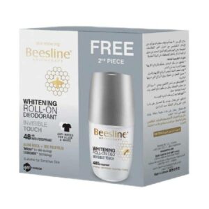 BEESLINE ROLL ON DEODORANT INVISIBLE TOUCH +1 GRATUIT