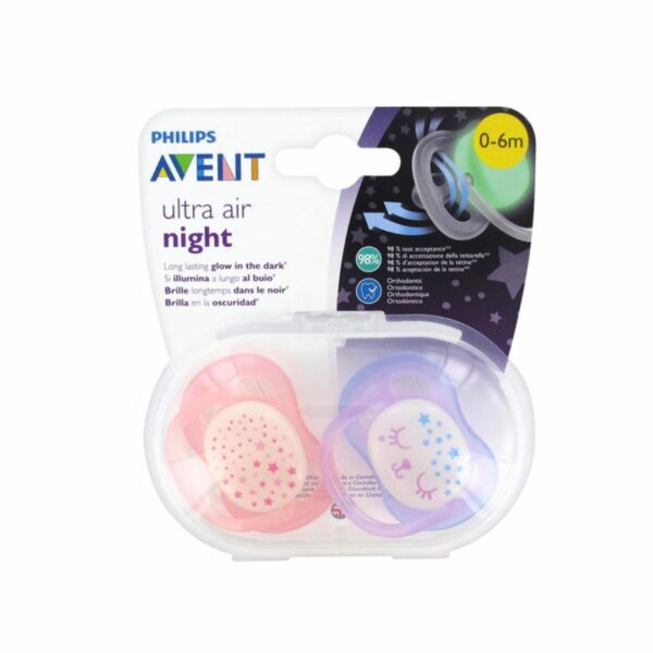 AVENT 2SUCETTE 0-6M ULTRA AIR NIGHT SCF376/10 – Image 2