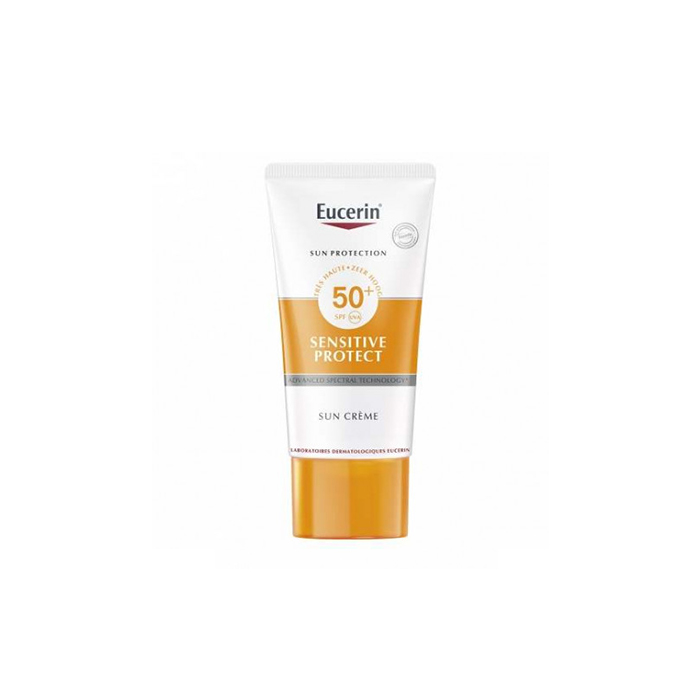 EUCERIN-SUN-SENSITIVE-PROTECT-CREME-TRES-HAUTE-PROTECTION-VISAGE-SPF50-50ML-1.jpg EUCERIN SUN SENSITIVE PROTECT CREME TRES HAUTE PROTECTION VISAGE SPF50+ 50ML – Image 1