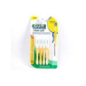 GUM Brossettes Traveler Extrafine conique, bte de 4 (1514)