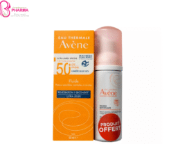 AVENE FLUIDE SPF50+ PSNM 50ML+MOUSSE NETTOYANTE 50ML OFFERT