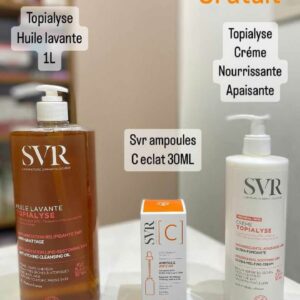 PACK SVR TOPIALYZE 1L +AMPOULE VITAMINE C + CREME ANTI DESSECHEMENT (GRATUIT)