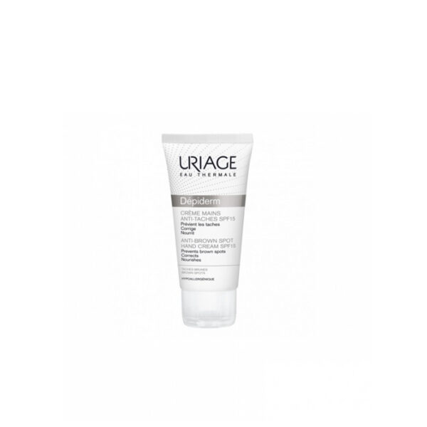 URIAGE DEPIDERM CREME MAINS ANTI-TACHES BRUNES SPF15 50ML