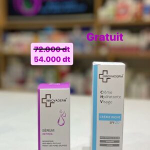 COFFRET SÉRUM RÉTINOL INNOVADERM 30 ML + CRÈME HYDRATANTE SPF 20, 50 ML OFFERTE