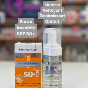 PHARMACERIS S SPECTRUM-PROTECT CREME HAUTE PROTECTION SPF50+ 50 ML + W PURI ALBUCIN MOUSSE NETTOYANTE ECLAIRCISSANTE 150 ML