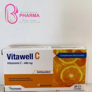 VITAWELL C VITAMINE C 480 MG 30 COMPRIMES