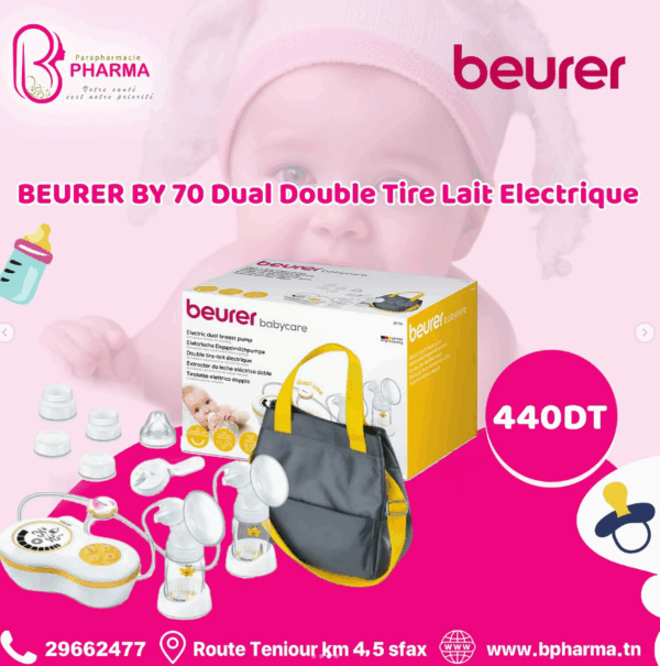 BEURER BY70 DOUBLE TIRE-LAIT ELECTRIQUE